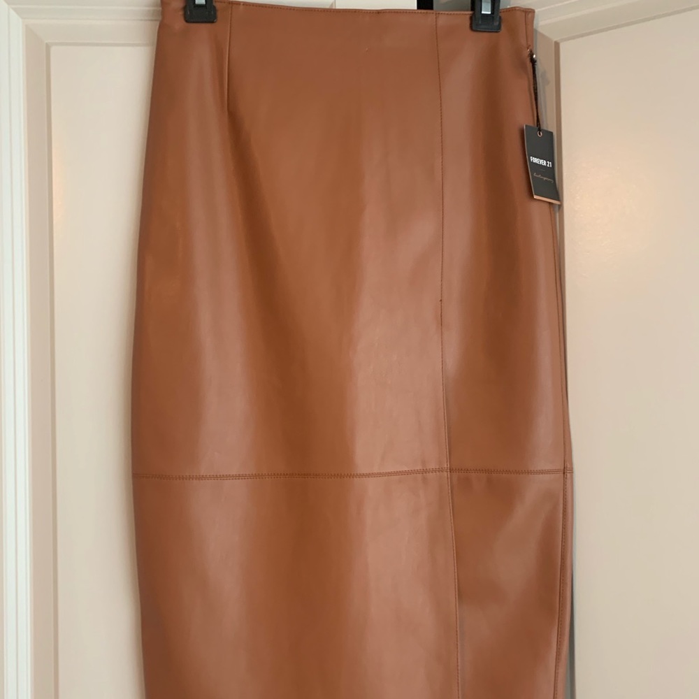 Leather skirt